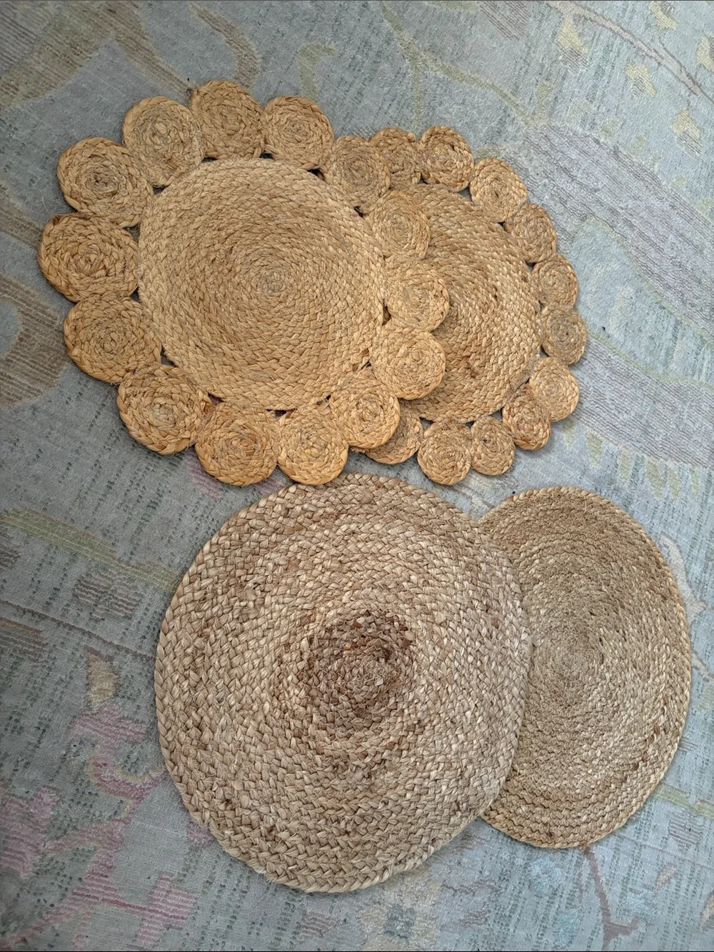 Jute natural woven Placemats- 4